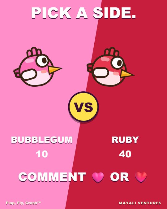 Bubblegum versus Ruby, pick a side